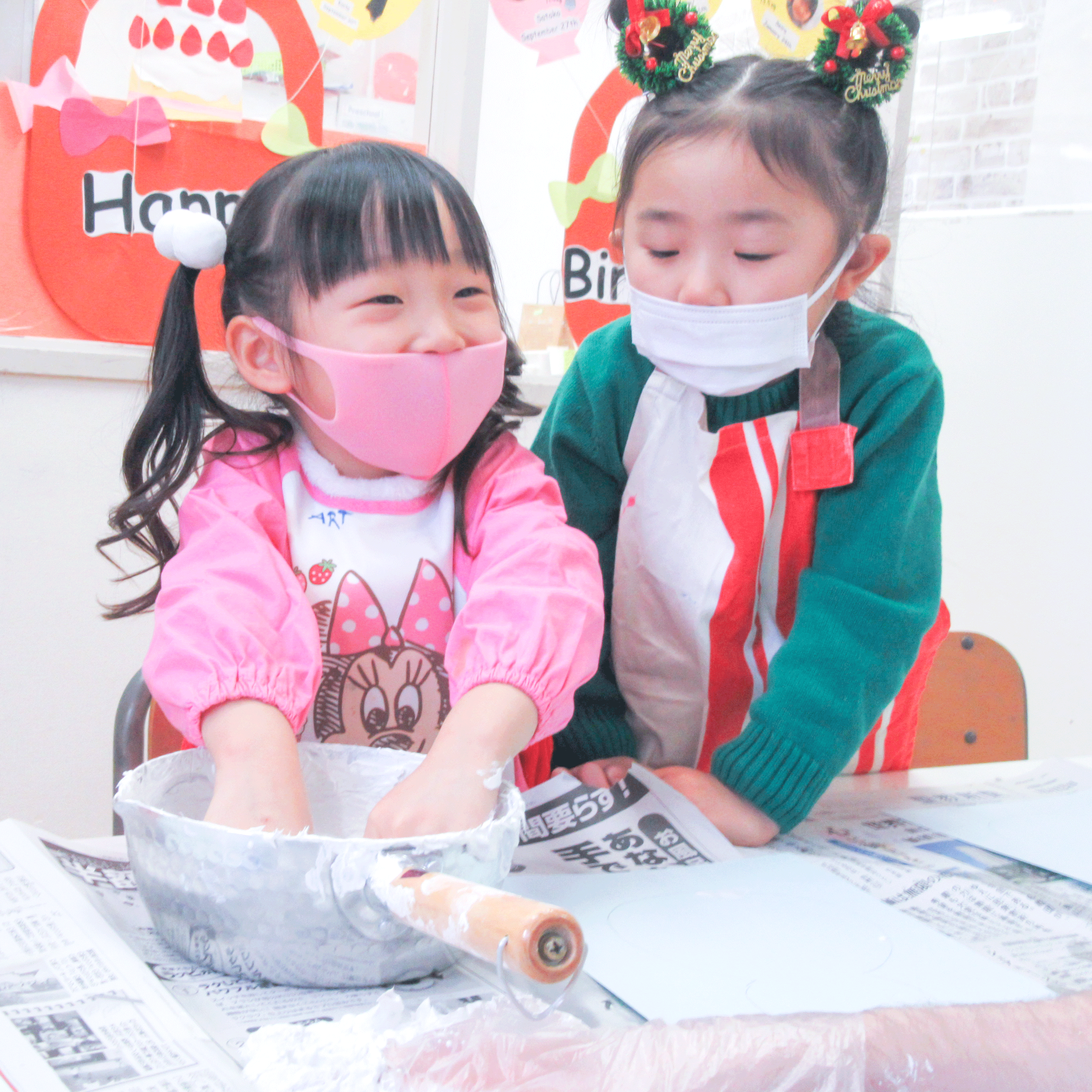 お知らせ プリスクール クリスマスウィークのレポート 名古屋のプリスクール 子供の英会話教室なら アライブ